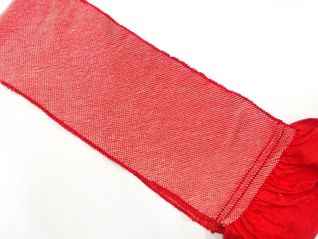 JAPANESE KIMONO / SHIBORI OBIAGE FOR FURISODE